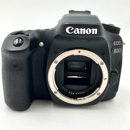 【全額返金保証】【最速発送】Canon デジタル一眼 EOS 80D ボディ ブラック 美品 動作確認済