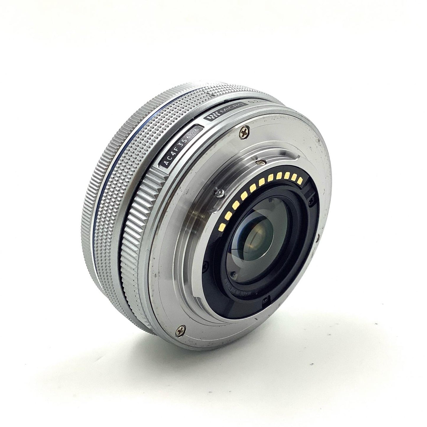 【全額返金保証】【最速発送】OLYMPUS M.ZUIKO DIGITAL ED 14-42mm F3.5-5.6 EZ　シルバー 動作確認済