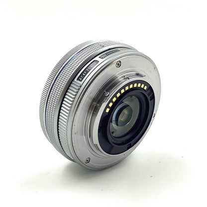 【全額返金保証】【最速発送】OLYMPUS M.ZUIKO DIGITAL ED 14-42mm F3.5-5.6 EZ　シルバー 動作確認済
