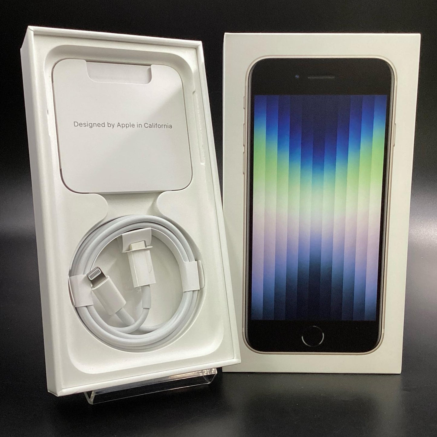 【全額返金保証】【最速発送】Apple iPhone iPhone SE（第3世代） 64GB スターライト au 白ロム 動作確認済 74%