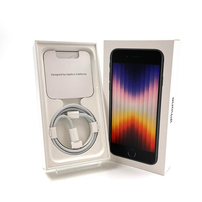 【全額返金保証】【最速発送】Apple iPhone iPhone SE（第3世代） 64GB ミッドナイト SIMフリー 動作確認済 82%