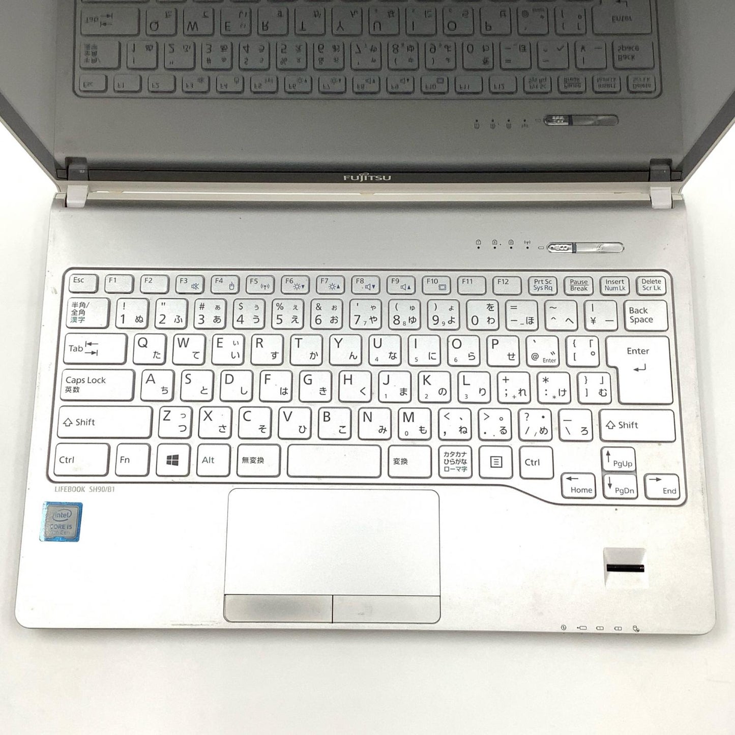 【全額返金保証】【最速発送】FUJITSU LIFEBOOK SH90/B1 FMVS9B1W09 Intel Core i5-7200U @ 2.50GHz 4GB M.2 SSD 128GB 86.6% 動作確認済