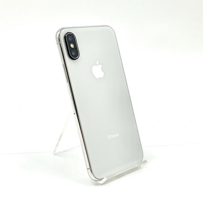 【全額返金保証】【最速発送】Apple iPhone iPhone X 64GB シルバー docomo 白ロム 動作確認済 75%