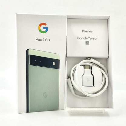 【全額返金保証】【最速発送】Google Pixel 6a 128GB グリーン Softbank Pixel6a 白ロム 動作確認済