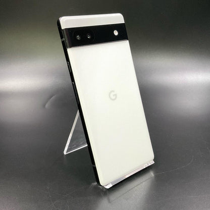 【全額返金保証】【最速発送】Google Pixel 6a 128GB Chalk Softbank GB17L 白ロム 動作確認済