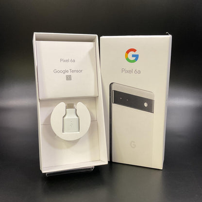 【全額返金保証】【最速発送】Google Pixel 6a 128GB Chalk Softbank GB17L 白ロム 動作確認済