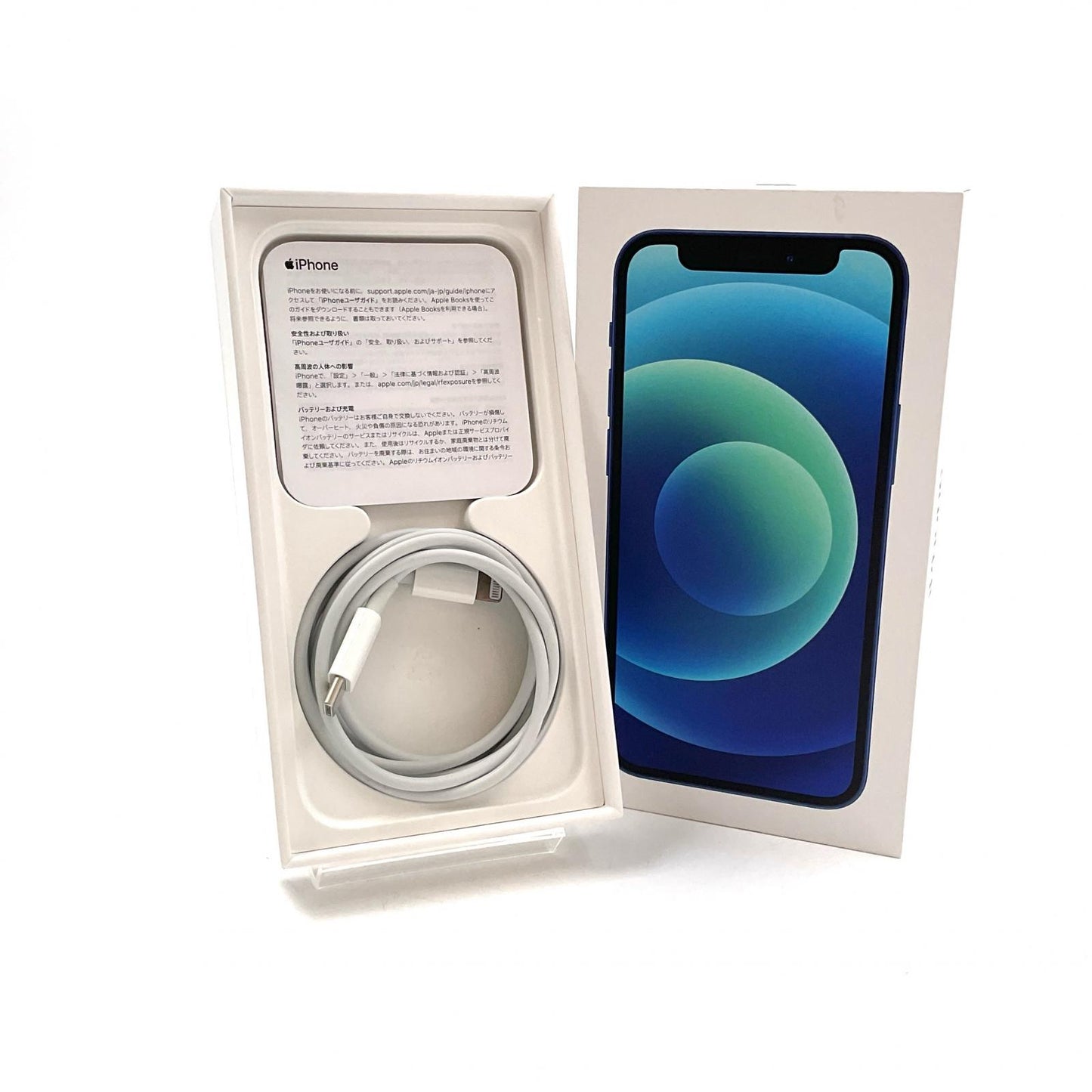 【全額返金保証】【最速発送】Apple iPhone iPhone 12 mini 128GB ブルー Softbank 白ロム 動作確認済 79%