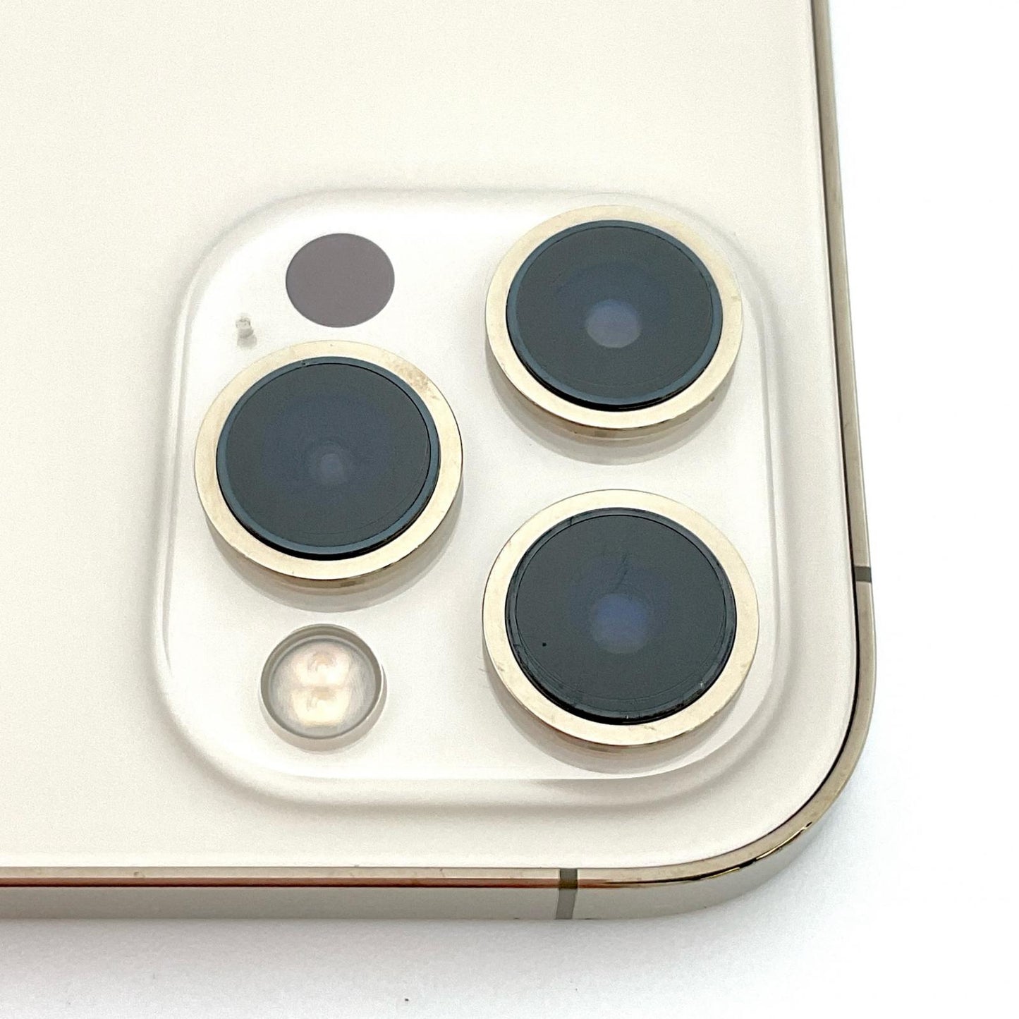 【全額返金保証】【最速発送】Apple iPhone iPhone 12 Pro Max 128GB ゴールド au 白ロム 動作確認済 80%