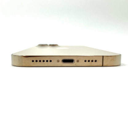 【全額返金保証】【最速発送】Apple iPhone iPhone 12 Pro Max 128GB ゴールド au 白ロム 動作確認済 80%