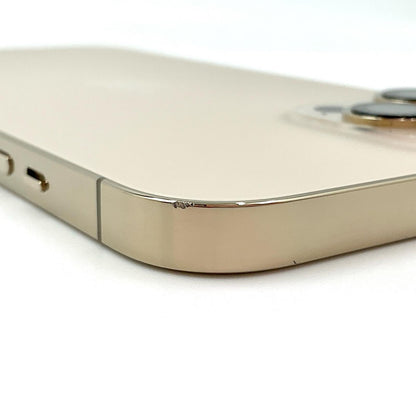 【全額返金保証】【最速発送】Apple iPhone iPhone 12 Pro Max 128GB ゴールド au 白ロム 動作確認済 80%