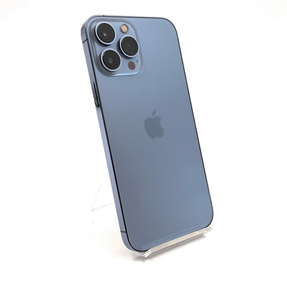 【全額返金保証】【最速発送】Apple iPhone iPhone 13 Pro Max 128GB シエラブルー Softbank 動作確認済 79%