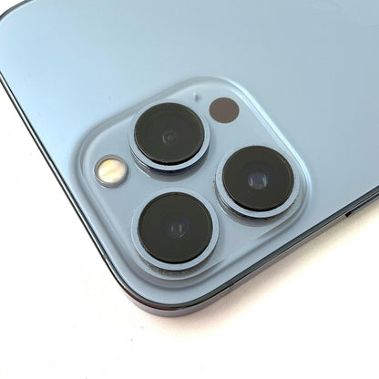 【全額返金保証】【最速発送】Apple iPhone iPhone 13 Pro Max 128GB シエラブルー Softbank 動作確認済 79%