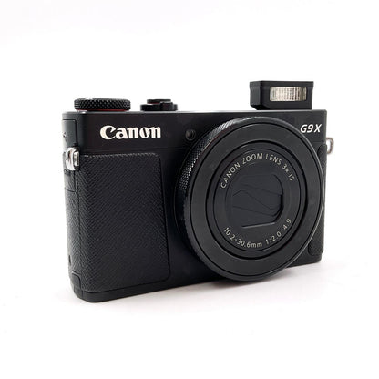 【全額返金保証】【最速発送】Canon コンパクトデジタルカメラ PowerShot G9 X Mark II [ブラック] 美品 動作確認済