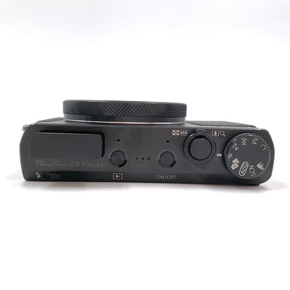 【全額返金保証】【最速発送】Canon コンパクトデジタルカメラ PowerShot G9 X Mark II [ブラック] 美品 動作確認済