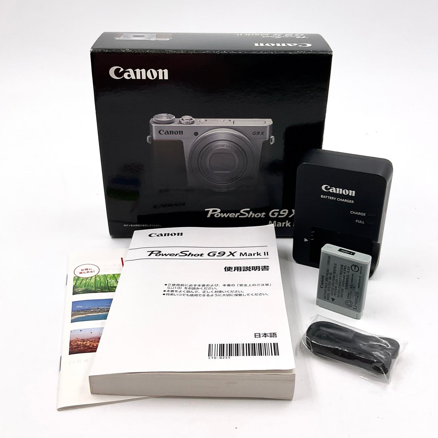 【全額返金保証】【最速発送】Canon コンパクトデジタルカメラ PowerShot G9 X Mark II [ブラック] 美品 動作確認済