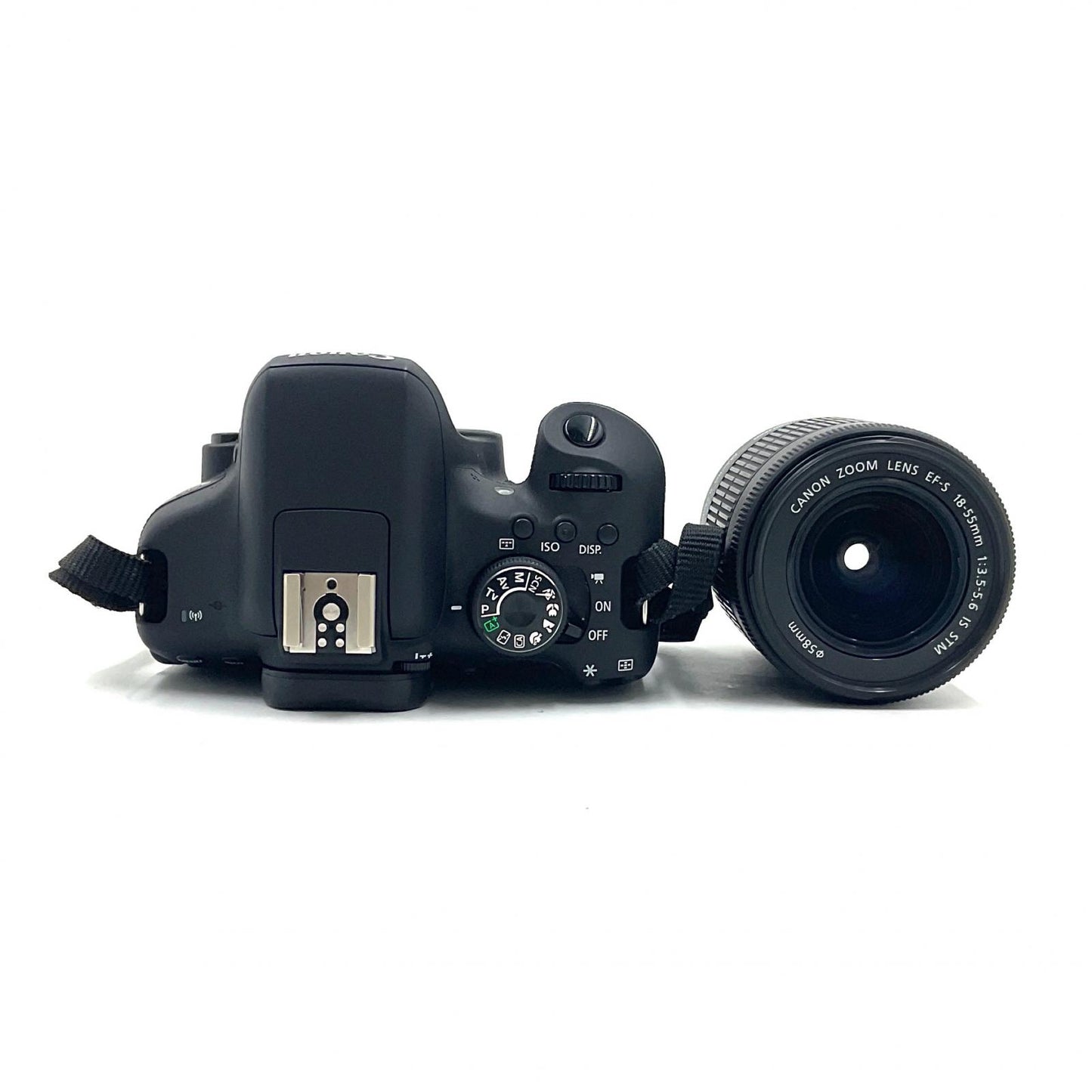 【全額返金保証】【最速発送】Canon デジタル一眼 EOS Kiss X8i EF-S18-55 IS STM レンズキット ブラック 動作確認済