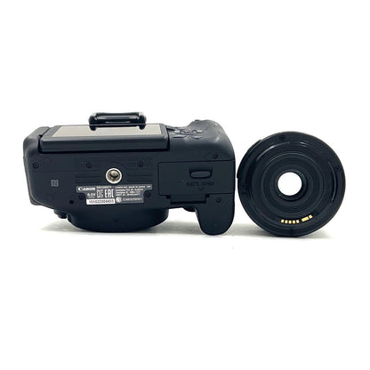 【全額返金保証】【最速発送】Canon デジタル一眼 EOS Kiss X8i EF-S18-55 IS STM レンズキット ブラック 動作確認済
