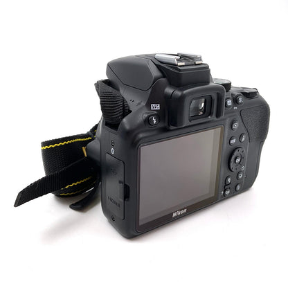 【全額返金保証】【最速発送】Nikon デジタル一眼 D3500 ダブルズームキット ブラック 美品 動作確認済