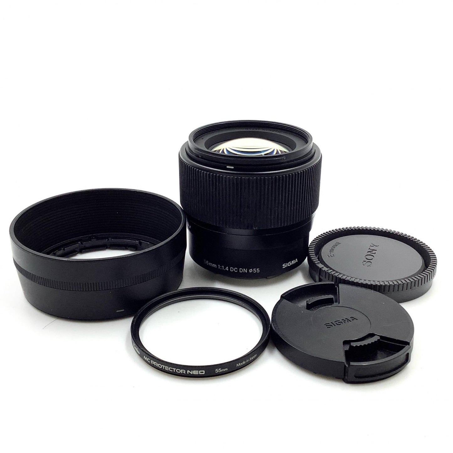 【全額返金保証】【最速発送】SIGMA 56mm F1.4 DC DN [ソニーE用] 動作確認済