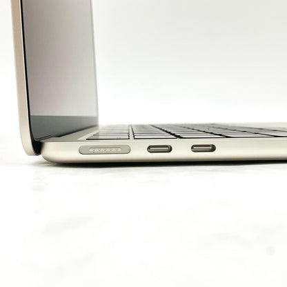 【全額返金保証】【最速発送】Apple MacBook Air 13.6インチ 2022 Apple M2 8GB SSD 256GB スターライト 100% 美品 動作確認済