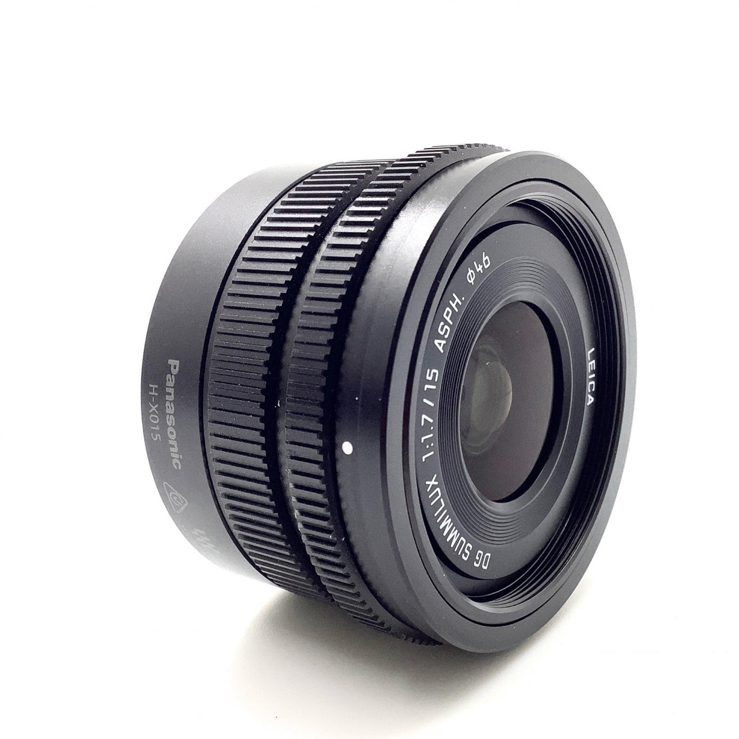 【全額返金保証】【最速発送】Panasonic LEICA DG SUMMILUX 15mm/F1.7 ASPH. H-X015-K [ブラック] 動作確認済