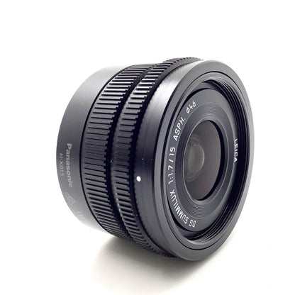 【全額返金保証】【最速発送】Panasonic LEICA DG SUMMILUX 15mm/F1.7 ASPH. H-X015-K [ブラック] 動作確認済