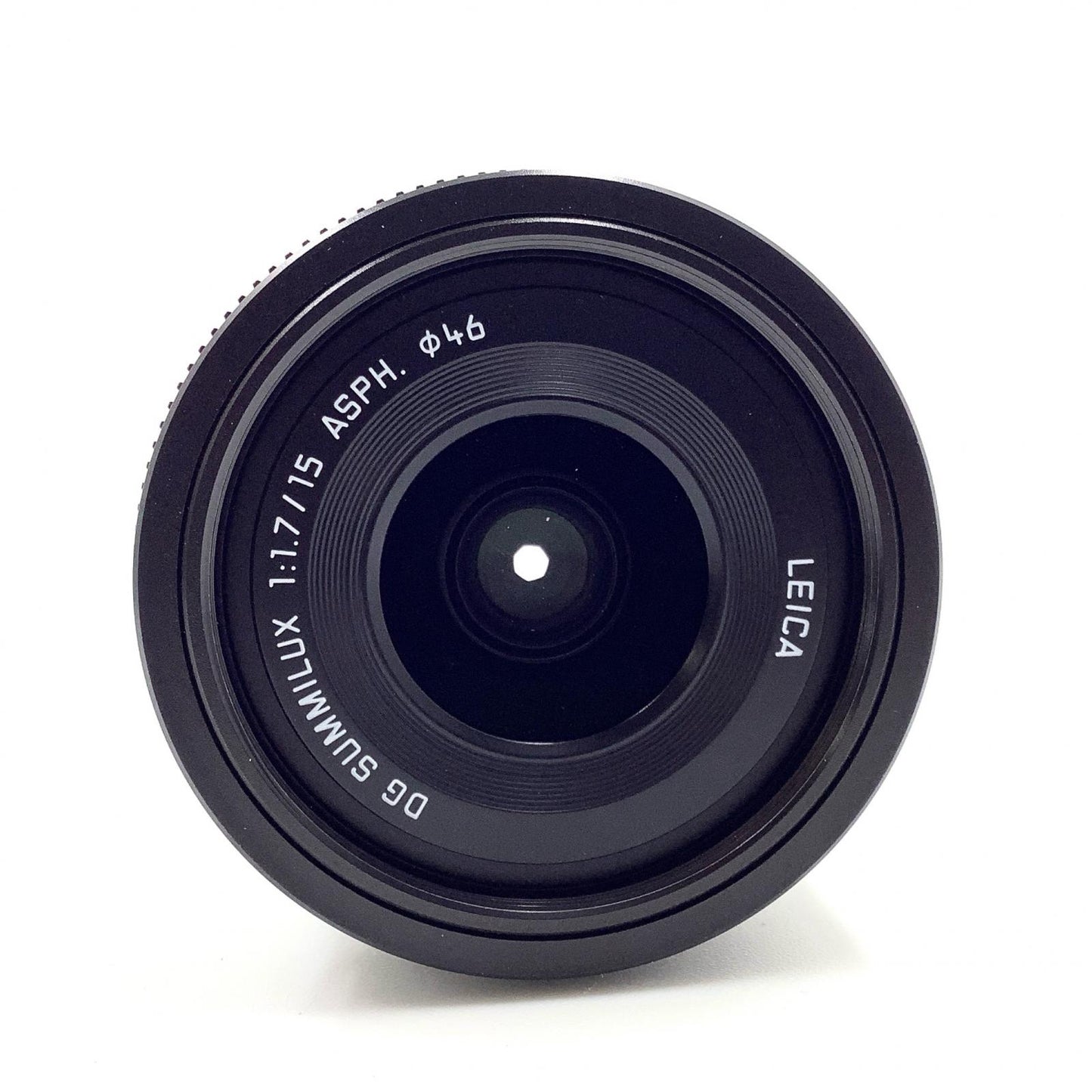 【全額返金保証】【最速発送】Panasonic LEICA DG SUMMILUX 15mm/F1.7 ASPH. H-X015-K [ブラック] 動作確認済