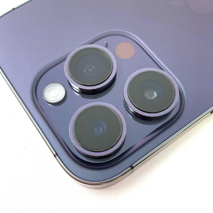 【全額返金保証】【最速発送】Apple iPhone iPhone 14 Pro 512GB ディープパープル 楽天モバイル 動作確認済 85%