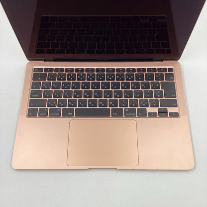 【全額返金保証】【最速発送】Apple MacBook Air 13インチ 2020 1.1GHz クアッドコアIntel Core i5 8GB SSD 512GB ゴールド 美品 動作確認済