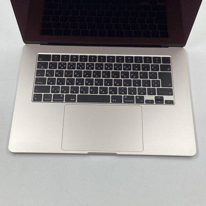 【全額返金保証】【最速発送】Apple MacBook Air 15.3インチ 2023 Apple M2 16GB SSD 512GB スターライト 98% 美品 動作確認済