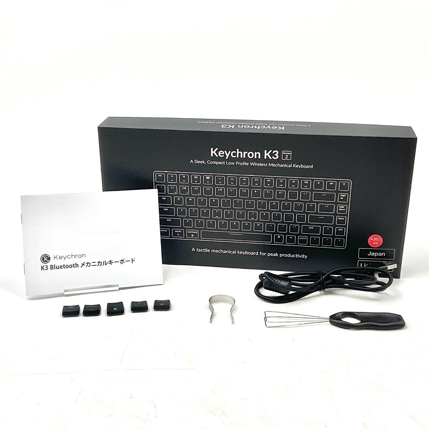 【全額返金保証】【最速発送】Keychron k3 mechanical keyboard K3E3-JIS 動作確認済