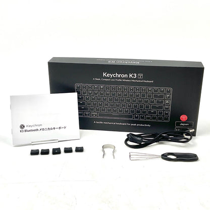 【全額返金保証】【最速発送】Keychron k3 mechanical keyboard K3E3-JIS 動作確認済