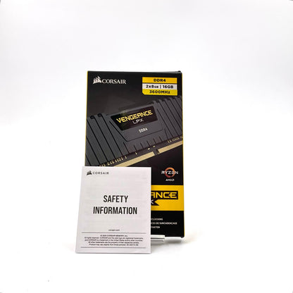【全額返金保証】【最速発送】CORSAIR メモリ DDR4 PC4-28800 8GB 2枚組 CMK16GX4M2Z3600C18 超美品 動作確認済