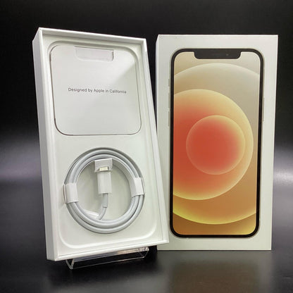 【全額返金保証】【最速発送】Apple iPhone iPhone 12 128GB ホワイト Softbank SIMフリー 超美品 動作確認済 100%