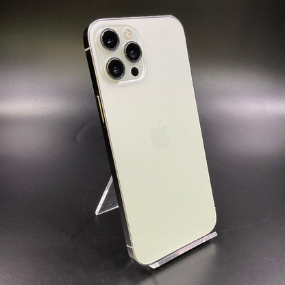 【全額返金保証】【最速発送】Apple iPhone iPhone Pro Max 12 Pro Max 256GB シルバー docomo 白ロム 動作確認済 90%