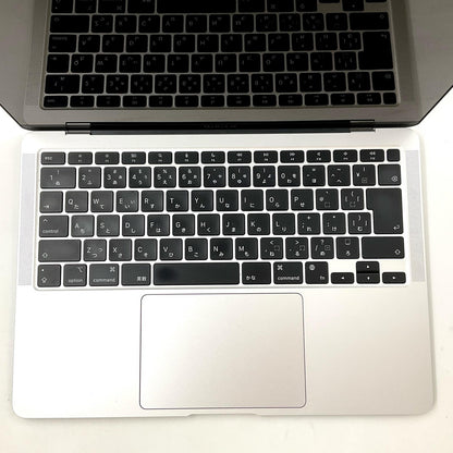 【全額返金保証】【最速発送】Apple MacBook Air 13.3インチ 2020 Apple M1 8GB SSD 256GB シルバー 87% 動作確認済