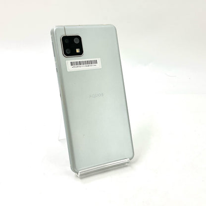 【全額返金保証】【最速発送】SHARP AQUOS sense5G 64GB オリーブシルバー SIMフリー A004SH 動作確認済