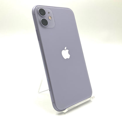 【全額返金保証】【最速発送】Apple iPhone iPhone 11 64GB パープル Softbank 白ロム 動作確認済 78%