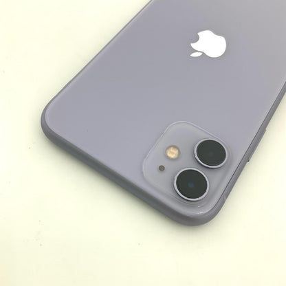 【全額返金保証】【最速発送】Apple iPhone iPhone 11 64GB パープル Softbank 白ロム 動作確認済 78%