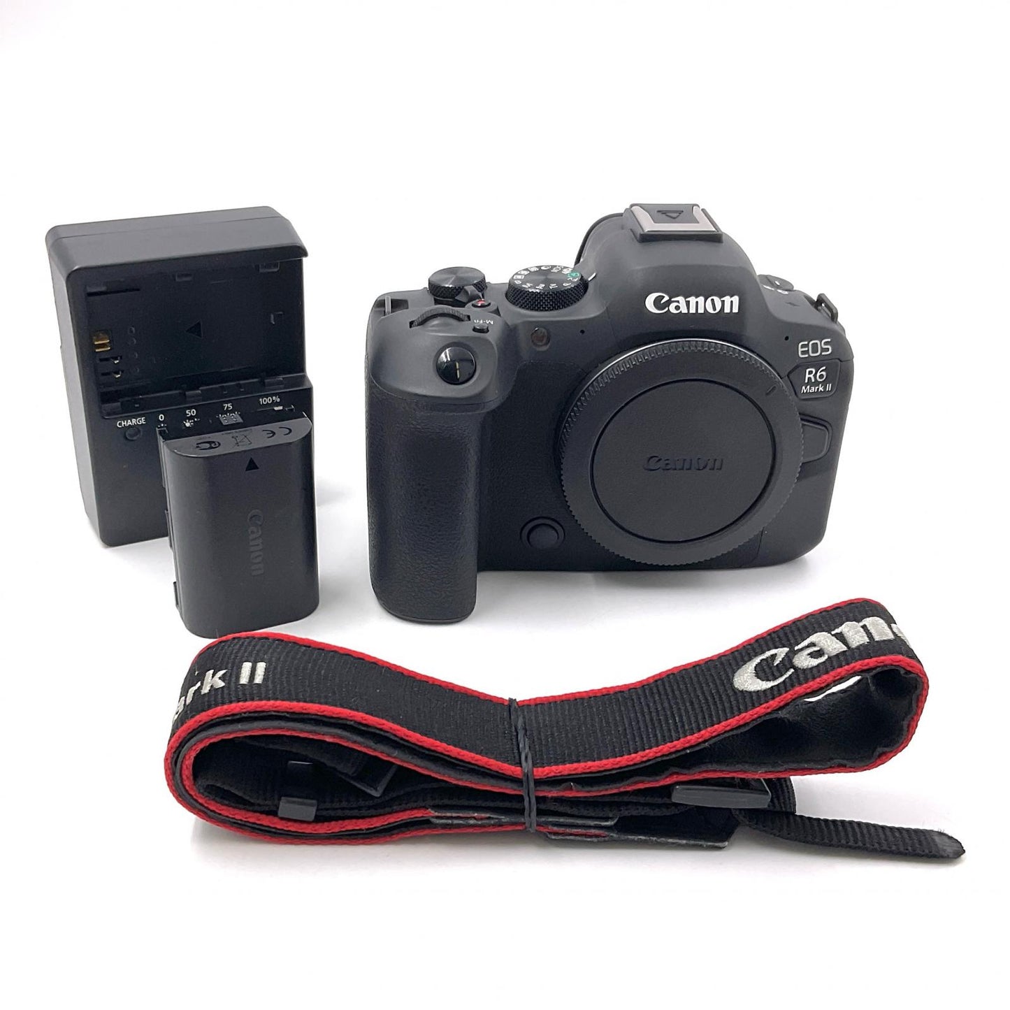 【全額返金保証】【最速発送】Canon デジタル一眼 EOS R6 Mark II ボディ ブラック 美品 動作確認済