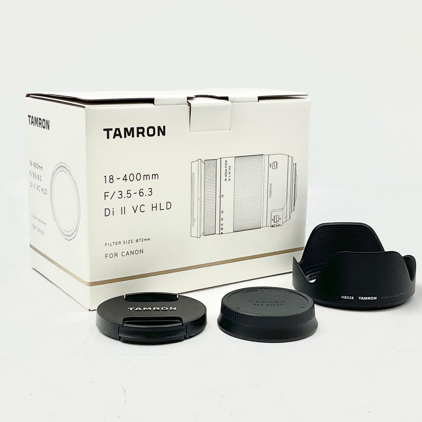 【全額返金保証】【最速発送】TAMRON 18-400mm F/3.5-6.3 Di II VC HLD (Model B028) [キヤノン用] 美品 動作確認済