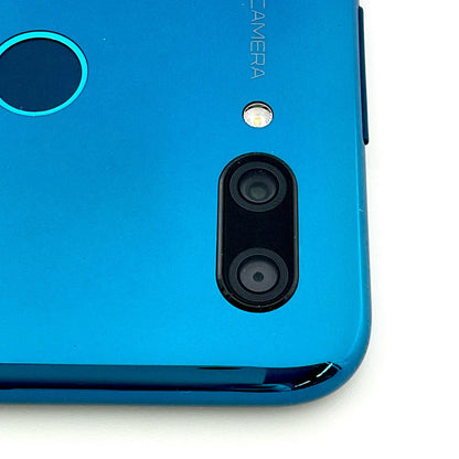 【全額返金保証】【最速発送】Huawei nova lite 3 32GB ブルー au POT-LX2J 白ロム 動作確認済