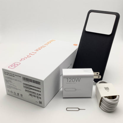 【全額返金保証】【最速発送】Xiaomi Redmi Note 13 Pro+ 5G 256GB オーロラパープル SIMフリー 24040RA98R 超美品 動作確認済