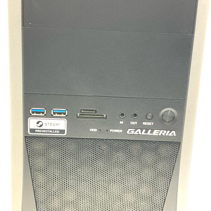 【全額返金保証】【最速発送】Thirdwave GALLERIA AMD Ryzen 5 2600 16GB M.2 SSD 256GB HDD 1TB NVIDIA GeForce RTX 2060 美品 動作確認済