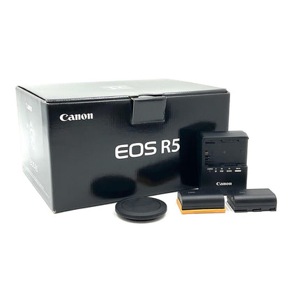 【全額返金保証】【最速発送】Canon デジタル一眼 EOS R5 ボディ ブラック 美品 動作確認済