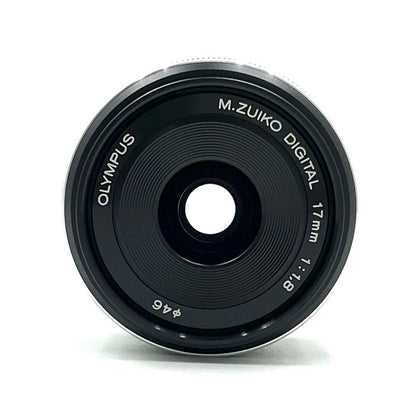 【全額返金保証】【最速発送】OLYMPUS M.ZUIKO DIGITAL 17mm F1.8 [ブラック] 美品 動作確認済