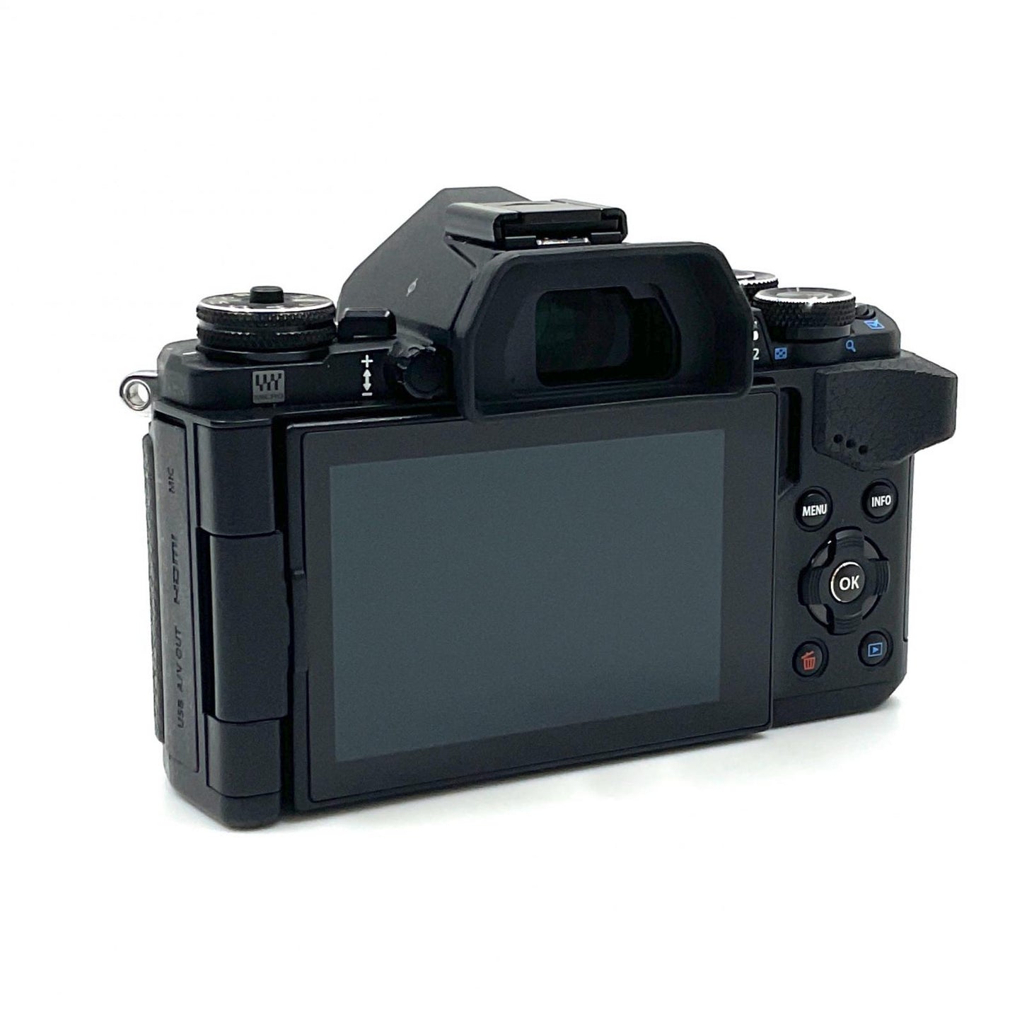【全額返金保証】【最速発送】OLYMPUS デジタル一眼 OM-D E-M5 Mark II ボディ [ブラック] 美品 動作確認済