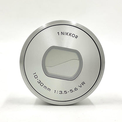 【全額返金保証】【最速発送】Nikon 1 NIKKOR VR 10-30mm f/3.5-5.6 PD-ZOOM シルバー 美品 動作確認済