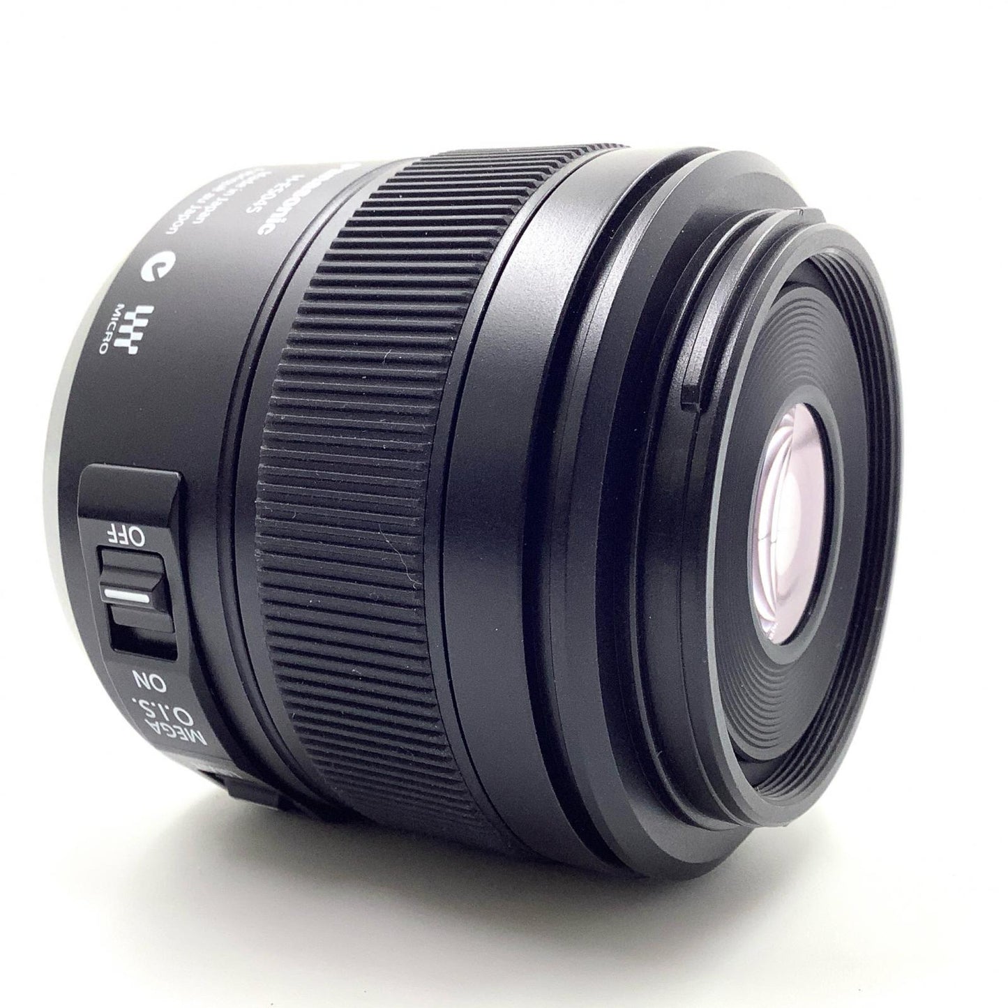 【全額返金保証】【最速発送】Panasonic LEICA DG MACRO-ELMARIT 45mm/F2.8 ASPH./MEGA O.I.S. H-ES045 美品 動作確認済