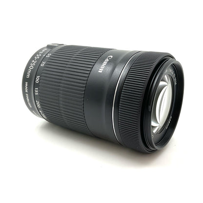 【全額返金保証】【最速発送】Canon EF-S55-250mm F4-5.6 IS STM 超美品 動作確認済